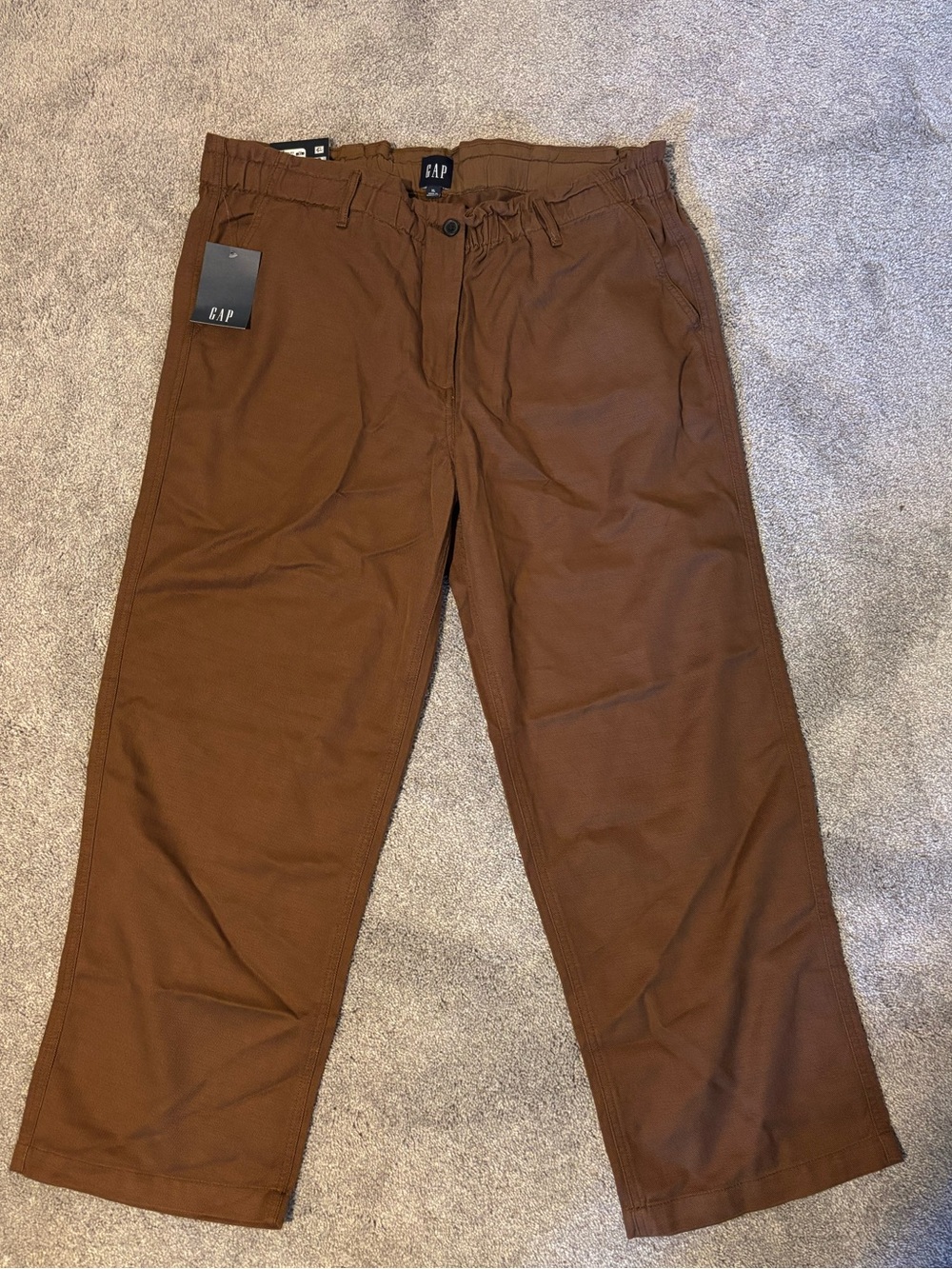 GAP Women’s Easy Twill Pants Brown Size XL 29” inseam